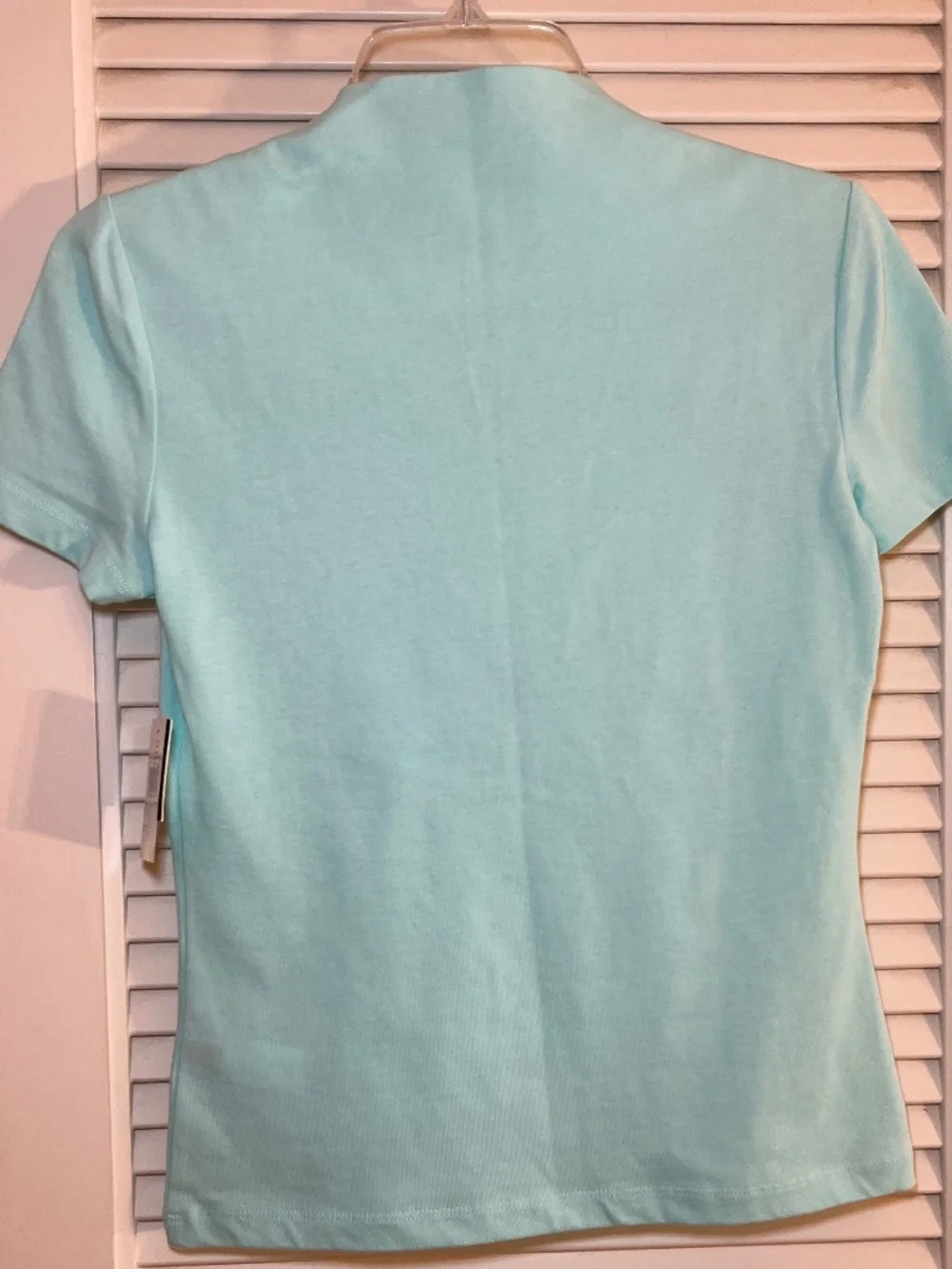 Kate Spade Brome Street Aqua Everyday Short Sleeve Cotton Tee Size XXS NWT